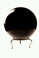 Kula z czarnego obsydianu z Meksyku - waga 3200 g - z podstawką (do ochrony mieszkania, domu, firmy)